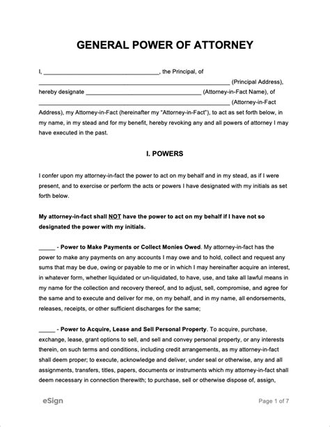 Financial Power of Attorney: Definition, Required Forms, Example.